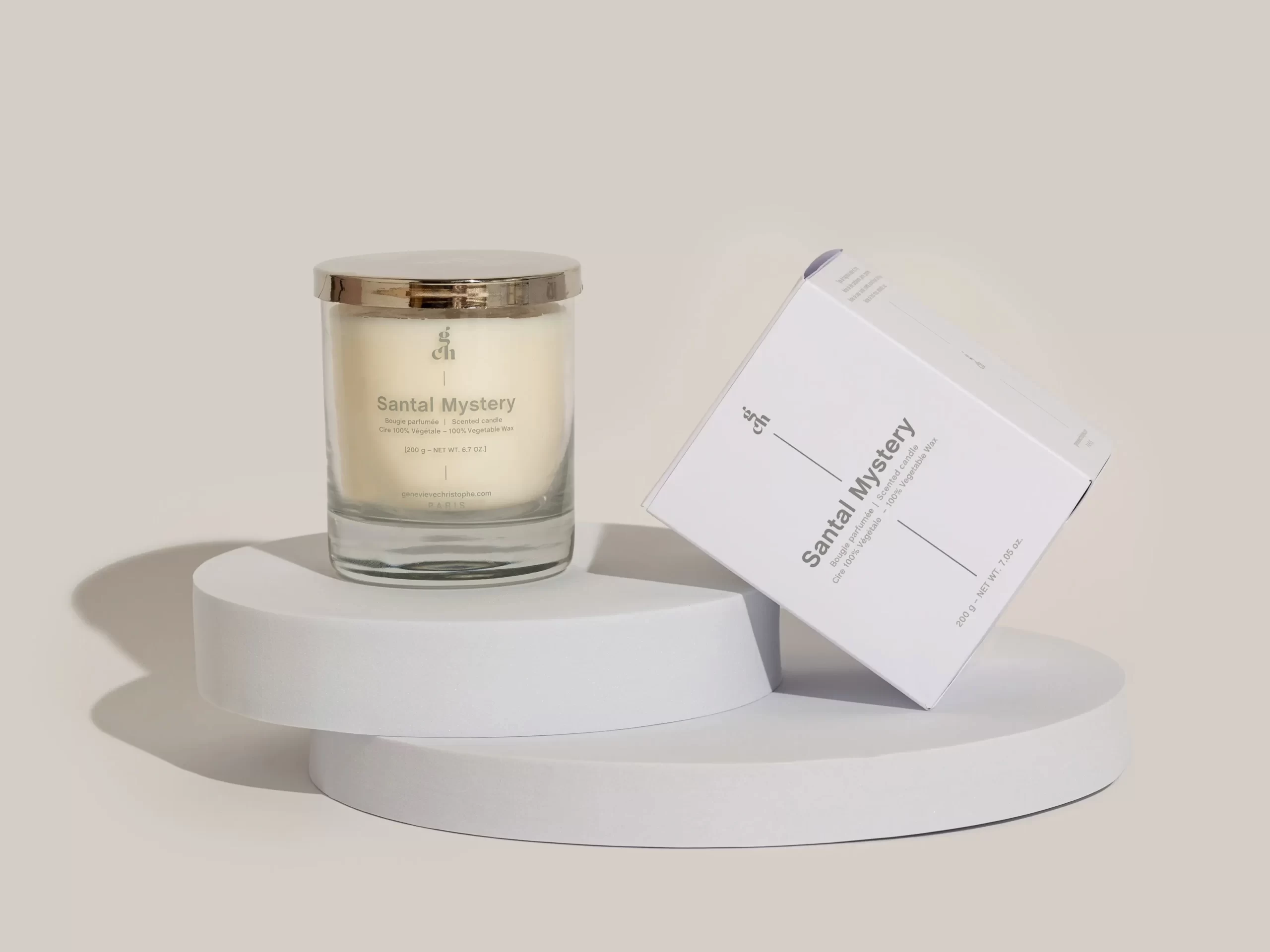 bougie santal mystery parfum&eacute;e luxe
