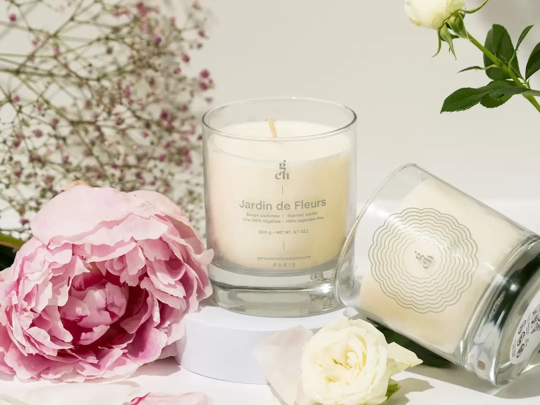 des bougies de luxe parfum&eacute;es